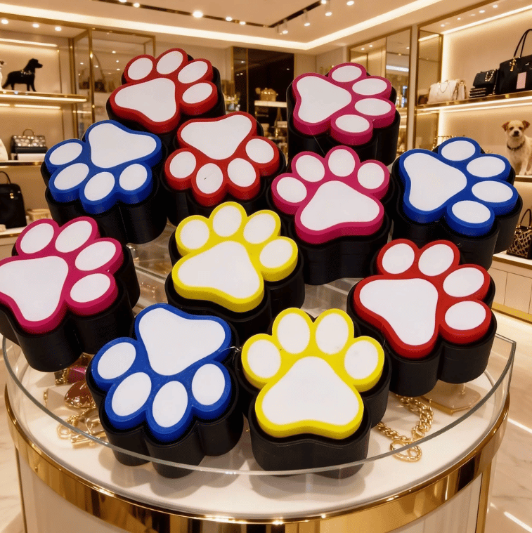 Paw Print Clicker 3-pack