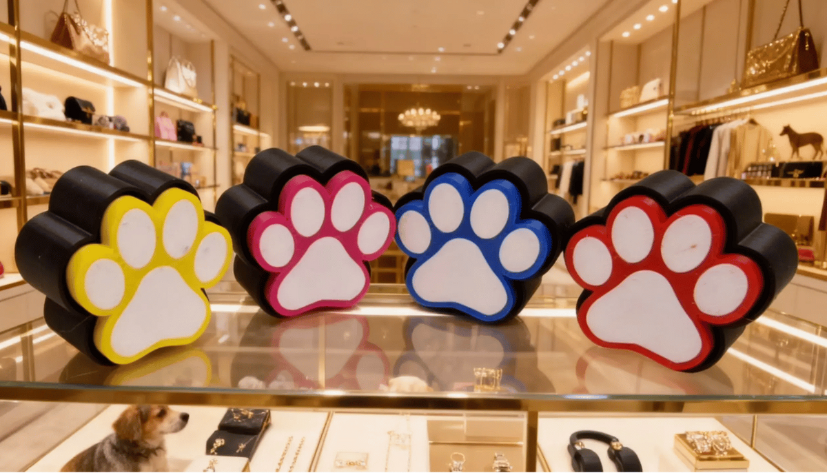 Paw Print Clicker 3-pack