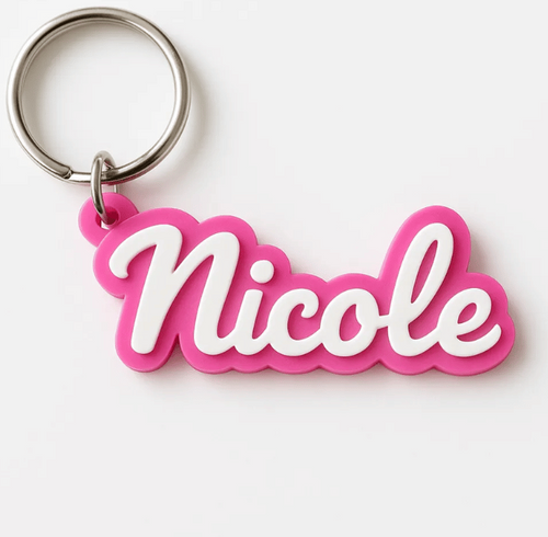 Customizable Name Keychain